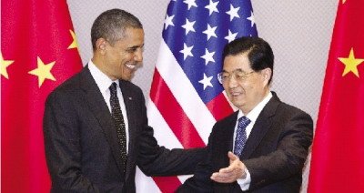 胡锦涛：对朝鲜将发射卫星表示忧虑和关切(图)