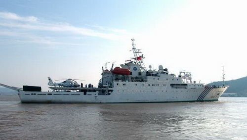 4000吨级的“海监50”船是“海监83”船的姊妹船，但设备更加先进。（资料图）