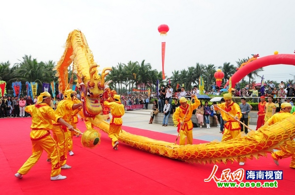 “祭海大典”现场表演