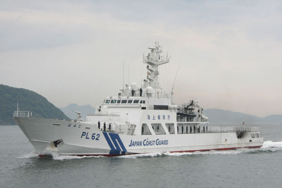 资料图:日本海上保安厅巡逻船