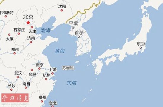 资料图：苏岩礁位置图。