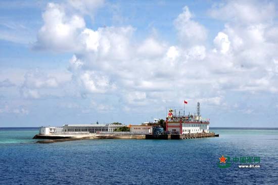 原文配图：永暑礁。