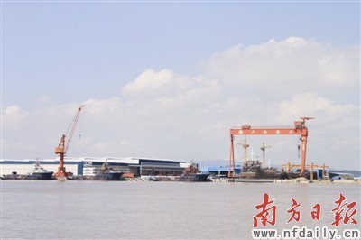 中山临海工业园广机海事重工基地    梁锦秋摄