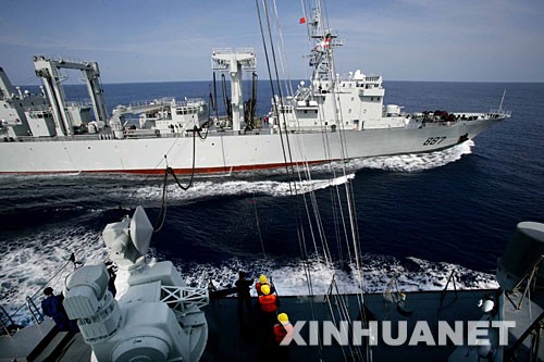 中国海军赴欧洲远航战舰编队驶入波罗的海(图)
