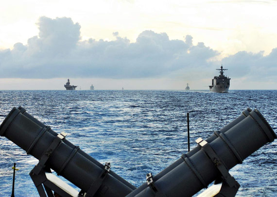 美国称中国潜艇是航母之灾召集多国搞反潜演练