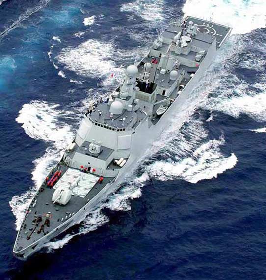 图文：中国正在大批建造新型驱逐舰