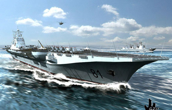 图文：中国海军未来航母战斗群