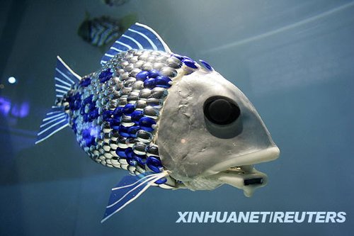 图文：英国将投放探测污染的机器鱼