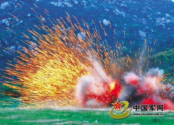 命中靶心。