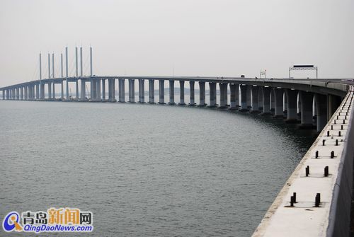 青岛跨海大桥6月通车 最新航拍图首家公布(图)