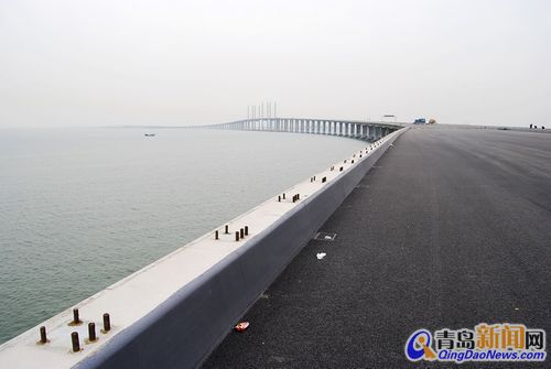 青岛跨海大桥6月通车 最新航拍图首家公布(图)