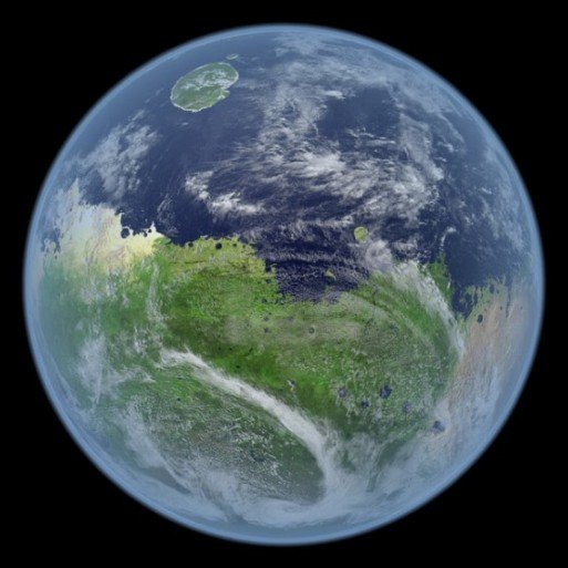 罕见的火星蓝色海洋图像：工程师绘生命星球