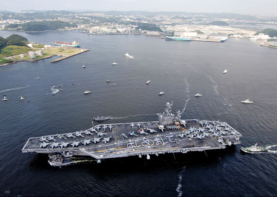美海军部长：华盛顿号进驻日本主要为遏制中国