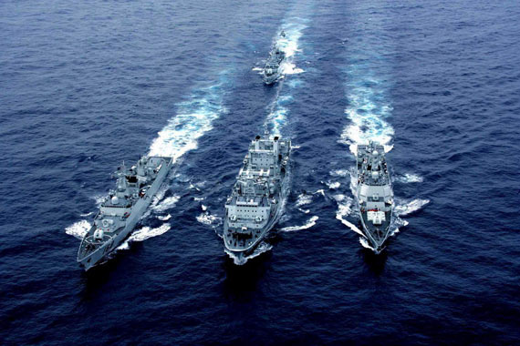 美越印日等国已经开始联合围堵中国海军(组图)