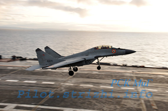 印度海军未来主力舰载机将是新型米格-29K战机
