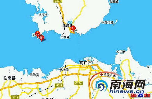 琼州海峡跨海工程“开钻”作业