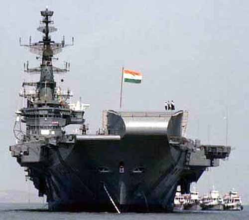 图文：印度海军“维拉特”号航空母舰