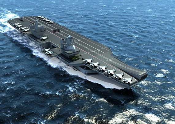 海军专家李杰:法国7万吨新航母将用常规动力