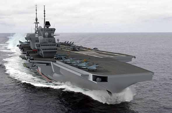 海军专家李杰：法国7万吨新航母将用常规动力