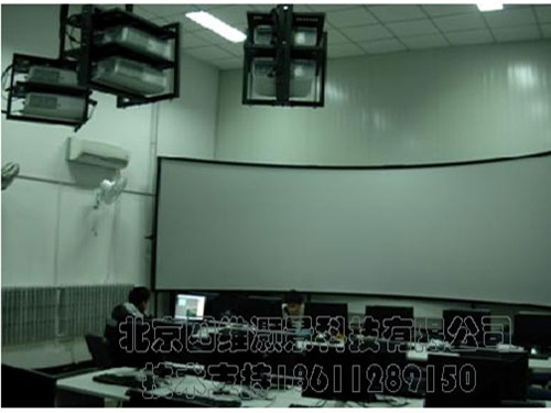 中国海洋大学三通道环幕立体仿真