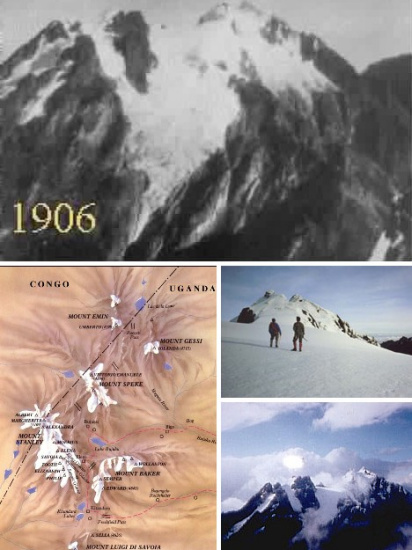 秘鲁奎尔卡亚冰帽的库里卡里斯冰川