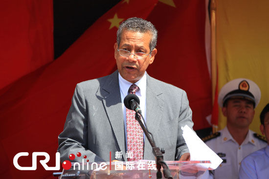 中国海军舰艇首次访问牙买加(组图)