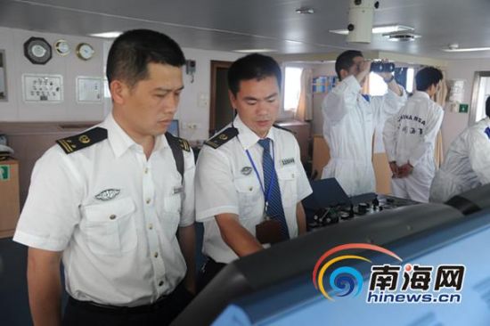 我国海事巡逻船旗舰巡航洋浦儋州临高水域