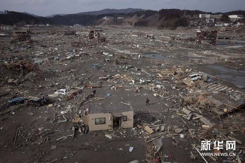 日本南三陆町遭地震和海啸袭击后满目疮痍。新华社/路透