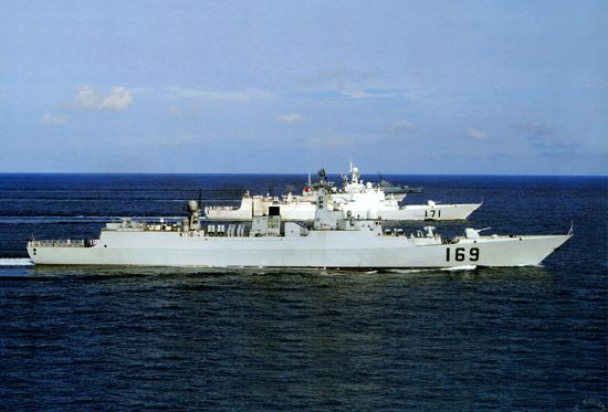 资料图：中国海军实力与规模正在逐渐壮大强大