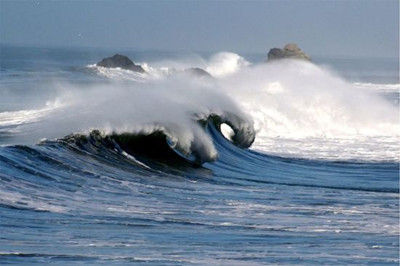 海浪也可用来发电。