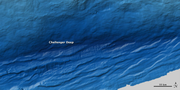 世界上最深的海沟马里亚纳海沟