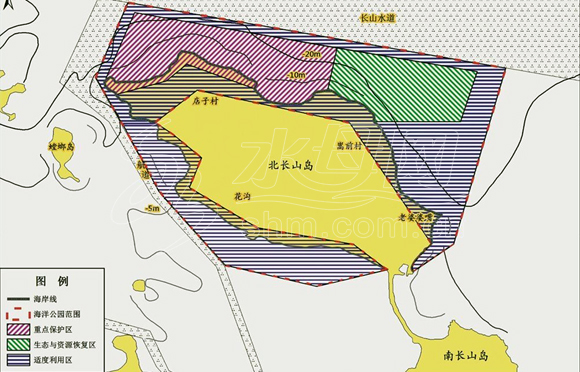 长岛获批开建国家海洋公园 划分七大区片(图)