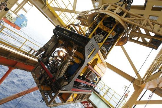 海洋石油286进行深水设备测试