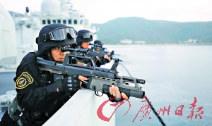 “广州”舰今向亚丁湾出发
