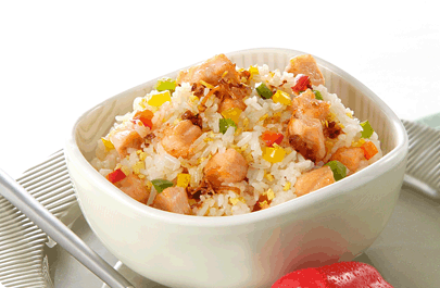 XO酱挪威三文鱼炒饭