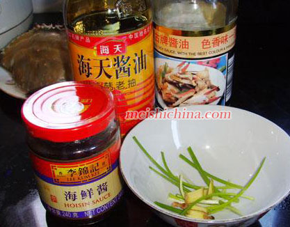 海螃蟹炒年糕详细做法·美食中国图片-meishichina.com