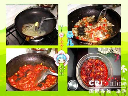 自制美味腊味海鲜比萨·美食中国图片-meishichina.com