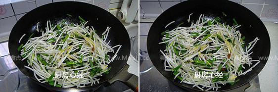 豆豉鲮鱼绿豆芽