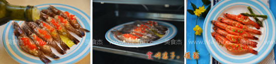 芦笋蒜蓉烤虾