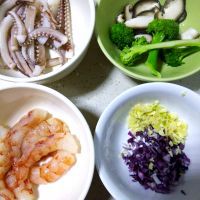 茄汁海鲜意面