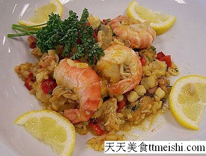 西班牙海鲜饭的菜谱图片