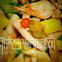 海鲜汤年糕的做法图解12
