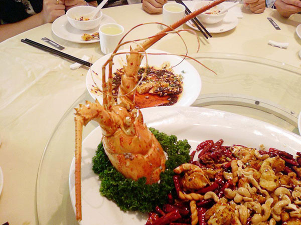 海南油炸大龙虾