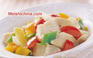 百合炒鱼片的做法·美食中国图片-meishichina.com