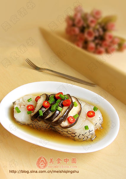 香菇蒸鳕鱼+ 暖胃茶