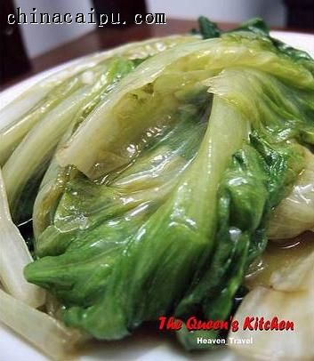 鲍鱼汁炒生菜