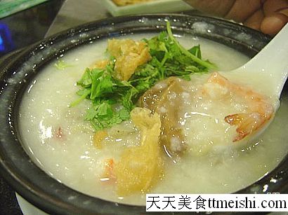 虾片粥菜谱图片