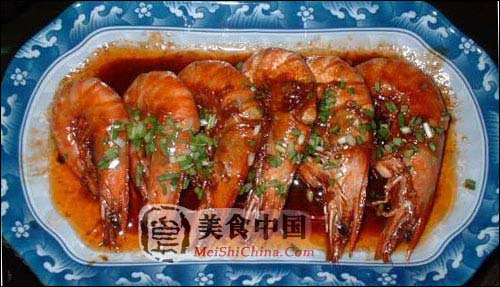 美食中国美食图片·美食厨房·热菜菜谱·干烧对虾 - meishichina.com