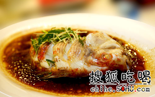 清蒸红立鱼菜谱图片