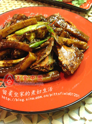 蓝蟹炒年糕